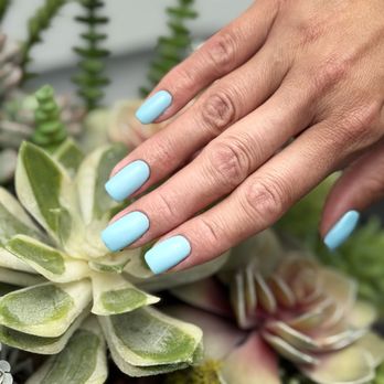 Anna Art Nail Studio - Vibrant sky blue manicure -- fresh, bold, and perfect for sunny days. - Nail Salons Near Me - San Mateo, California Anna Art Nail Studio - Vibrant sky blue manicure -- fresh, bold, and perfect for sunny days. - Nail Salons Near Me - San Mateo, California