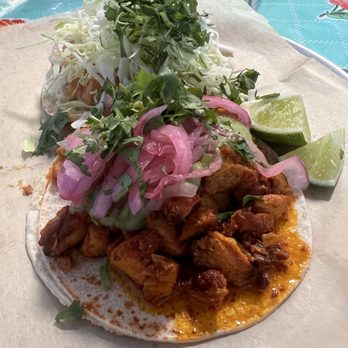 Xolo - Pollo Taco and Camarones (fried shrimp) Taco - Mexican Near Me - Oakland, California Xolo - Pollo Taco and Camarones (fried shrimp) Taco - Mexican Near Me - Oakland, California