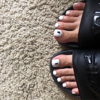 Fancy Nails - Pedicure which I got yesterday. - Nail Salons Near Me - Biloxi, Mississippi