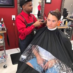 The Fade Factory - Tarae cuts Asa Aldridge's hair