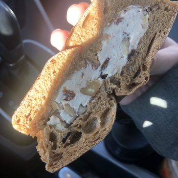 Bagel Box - Whole wheat bagel with Walnut Raisin Cream Cheese - Delis Near Me - Little Ferry, New Jersey