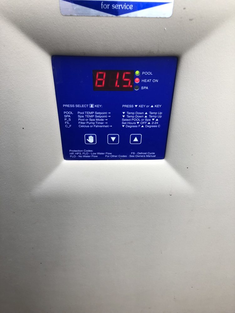 Slide of Mr pool heater