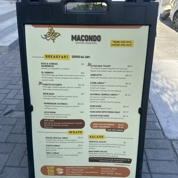 Macondo Calle 8 - Menu - Coffee Roasteries Near Me - Miami, Florida Macondo Calle 8 - Menu - Coffee Roasteries Near Me - Miami, Florida