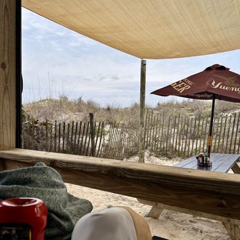 Beachcomber Restaurant - Outdoor seating view. - Seafood Near Me - Saint Augustine, Florida
