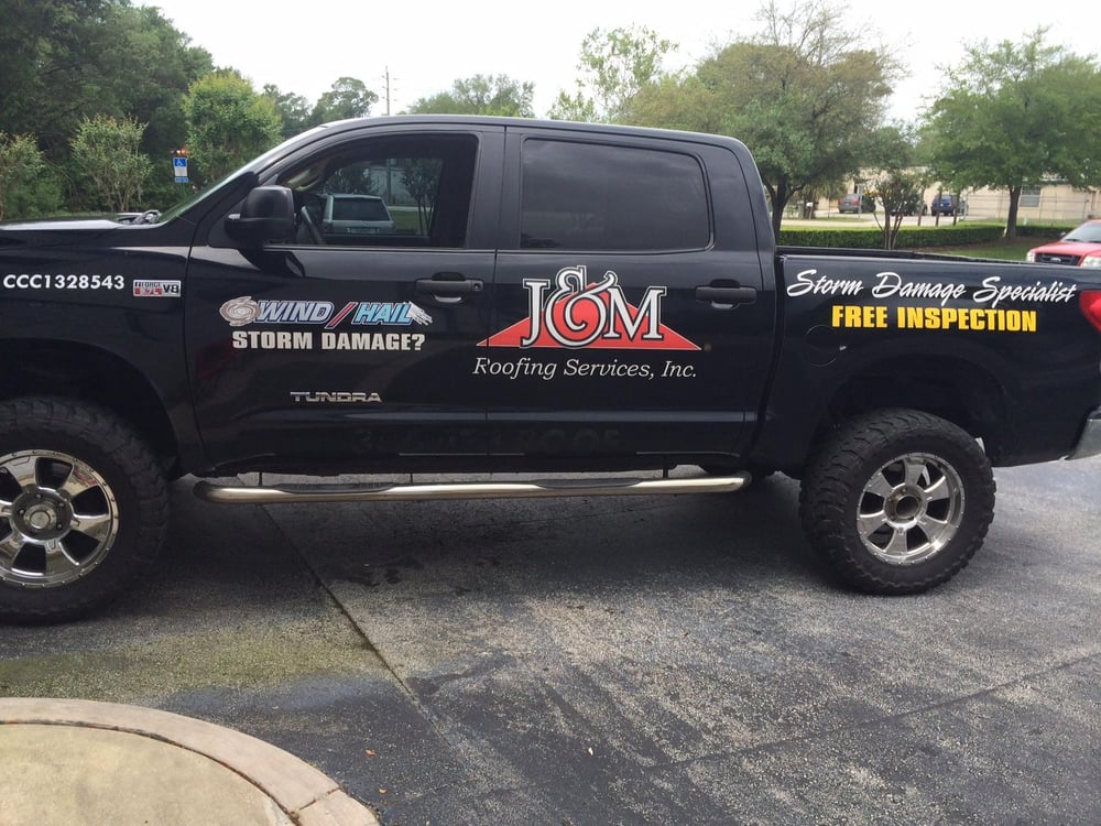 Slide of J&M Roofing Services