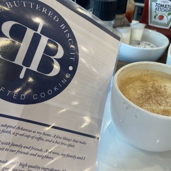 The Buttered Biscuit - Springdale - Triune latte - Breakfast & Brunch Near Me - Springdale, Arkansas The Buttered Biscuit - Springdale - Triune latte - Breakfast & Brunch Near Me - Springdale, Arkansas