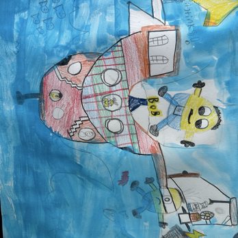 Happy Picasso - Free drawing, cupcake and squid - Art Classes Near Me - Millbrae, California