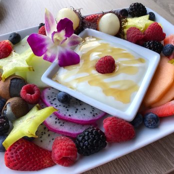 Ama Ama Restaurant - Does a fruit plate get any more fresh and gorgeous ?GET THIS ! - New American Near Me - Kapolei, Hawaii