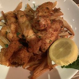 Fish fry dinner plate