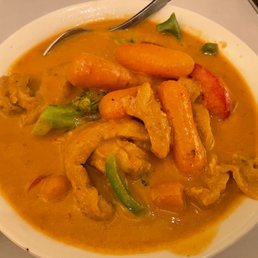 House special peanut curry with soycurls (vegan) House special peanut curry with soycurls (vegan)