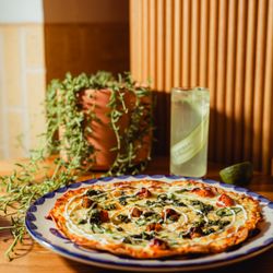 Arriba Abajo - Lobster Quesadilla Pizza