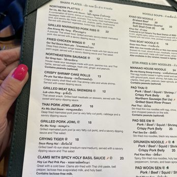 Manaao - MANNAO THAI COMFORT FOOD in Tustin, CA 5  #menu - Thai Near Me - Tustin, California