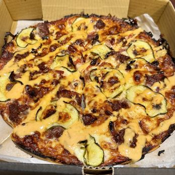 Bar Pizza & Salad - Bacon Cheeseburger - Pizza Near Me - Mansfield, Massachusetts