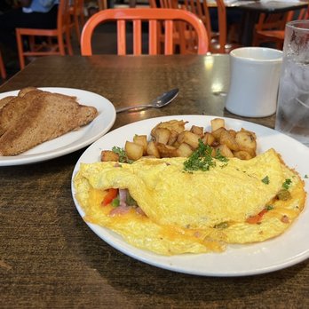Jimmy J's Cafe - Western Omelette with a side of toast - Breakfast & Brunch Near Me - New Orleans, Louisiana Jimmy J's Cafe - Western Omelette with a side of toast - Breakfast & Brunch Near Me - New Orleans, Louisiana