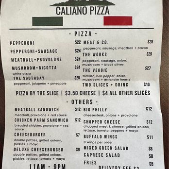 Caliano pizza - Caliano Pizza - Pizza Near Me - Chula Vista, California