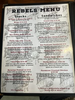 Menu photo 3 Rebels Burger and Brew Yucaipa, CA Menu photo 3 Rebels Burger and Brew Yucaipa, CA