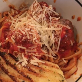 Corner Bakery Cafe - Spaghettini with meatball-love their meatballs! - Salad Near Me - Pasadena, California Corner Bakery Cafe - Spaghettini with meatball-love their meatballs! - Salad Near Me - Pasadena, California