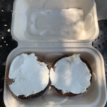 Blazing Bagels - French Toast Bagel with Plain Cream Cheese - Bagels Near Me - Bellevue, Washington Blazing Bagels - French Toast Bagel with Plain Cream Cheese - Bagels Near Me - Bellevue, Washington