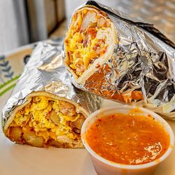 The Rolling Omelet - Breakfast Burrito