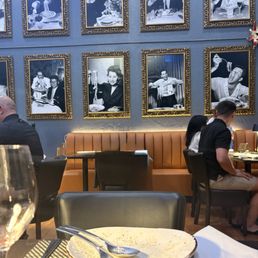 inside one of the dining rooms
