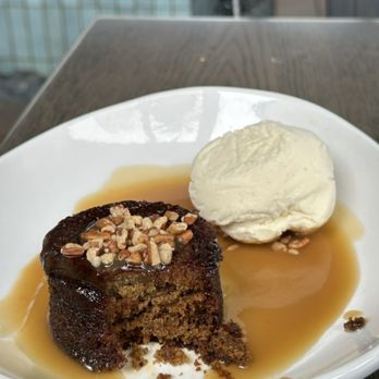 Eureka! - Gooey caramel with vanilla bean ice cream. What more could you ask for? - American Near Me - Aliso Viejo, California Eureka! - Gooey caramel with vanilla bean ice cream. What more could you ask for? - American Near Me - Aliso Viejo, California