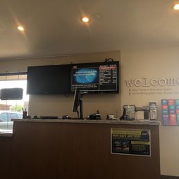 Reception counter and some additional prices