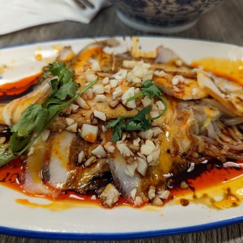 LAN Noodle - sliced pork belly with garlic sauce - Chinese Near Me - Arcadia, California LAN Noodle - sliced pork belly with garlic sauce - Chinese Near Me - Arcadia, California