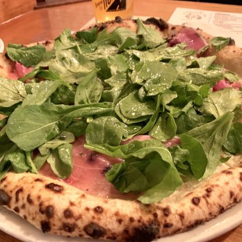 Pizzicletta - Amore oi mari, $15 (mascarpone, prosciutto, arugula, etc) - Pizza Near Me - Flagstaff, Arizona