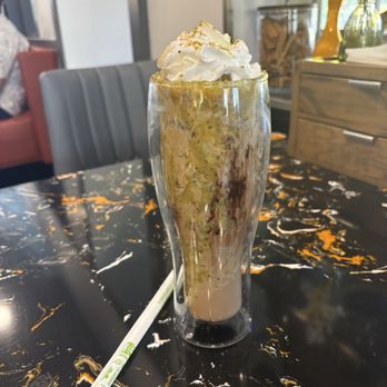 Heat Bistro - Iced Dubai coffee latte - French Near Me - San Diego, California Heat Bistro - Iced Dubai coffee latte - French Near Me - San Diego, California