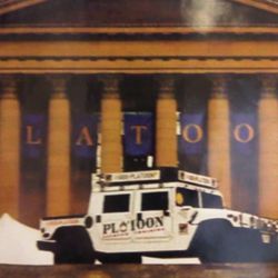Platoon Fitness - The Hummer at the top of the steps after winning best of the best
