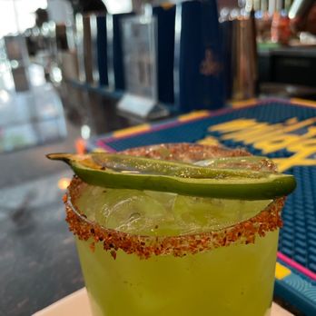 Del Toro - Jalapeño on fire / jalapeño margarita - Burgers Near Me - Chicago, Illinois Del Toro - Jalapeño on fire / jalapeño margarita - Burgers Near Me - Chicago, Illinois