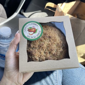 Linn's Restaurant - Mini Dutch apple pie - American Near Me - Cambria, California Linn's Restaurant - Mini Dutch apple pie - American Near Me - Cambria, California