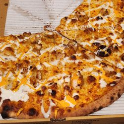 Johnny Tomatoes Pizza - Buffalo Chicken Pizza take out.  Wife scarfed slices before I could take the picture.