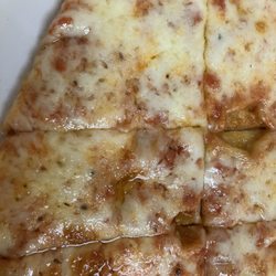 Closeup of plain slice