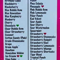 Lil Freezie’s Snowballs - Flavor Options