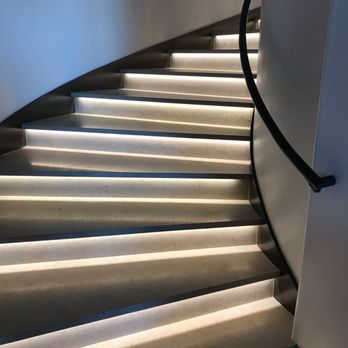 Silver Stone Electric - Custom stair tread LED - Electricians Near Me
