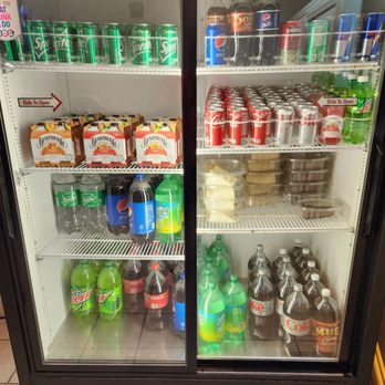 NY City Pizza - Drink fridge - Pizza Near Me - Citrus Heights, California