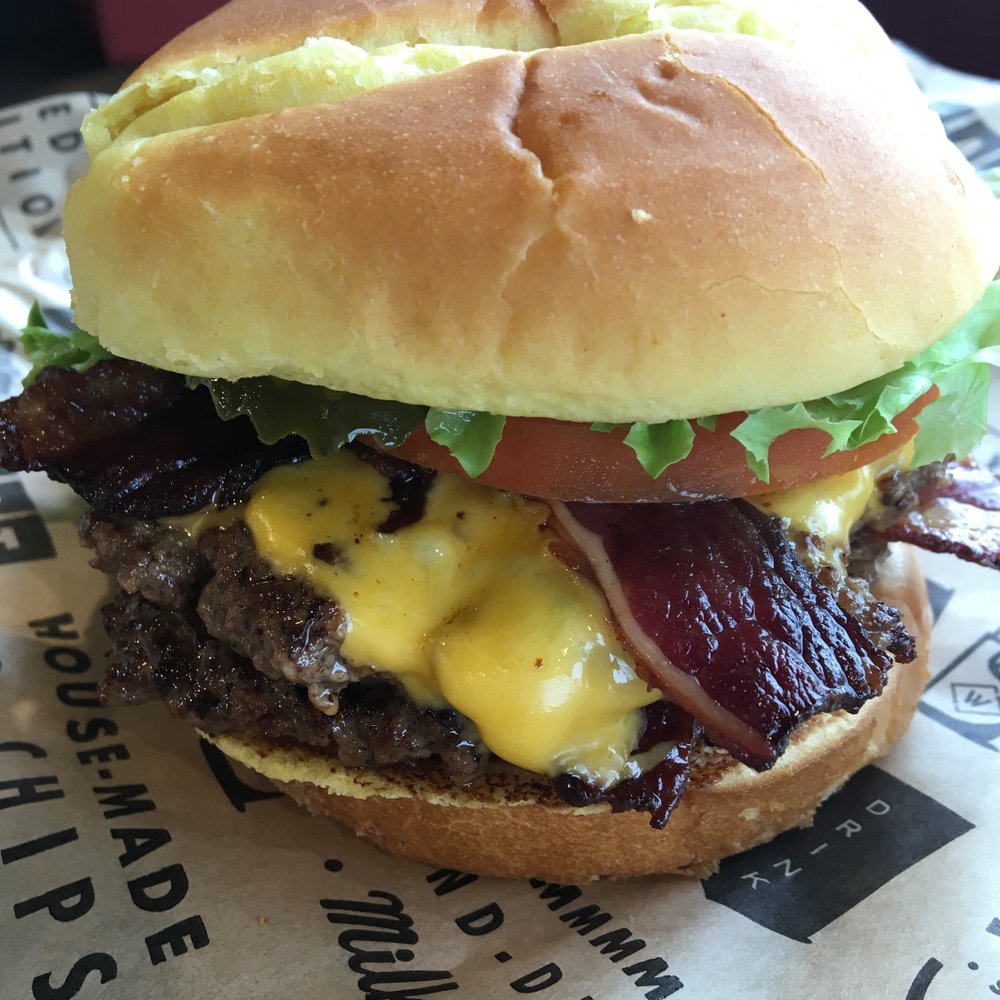 Wayback Burgers - Food- Double Bacon Burger - Burgers Near Me - Secaucus, New Jersey Wayback Burgers - Food- Double Bacon Burger - Burgers Near Me - Secaucus, New Jersey