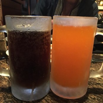 BJ's Restaurant & Brewhouse - Orange and Black Cherry Cream Sodas. DELICIOUS. Vanilla is good too - Pizza Near Me - Eugene, Oregon