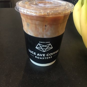Luce Ave Coffee Roasters - Just beautiful - an iced latte with whole milk - Coffee & Tea Near Me - Houston, Texas