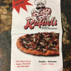 Rafael's Italian Restaurant - Menu