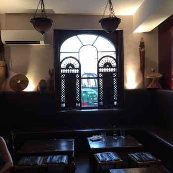 Mosob Restaurant - Another view of the room with Ethiopian sitting - African Near Me - London, XGL