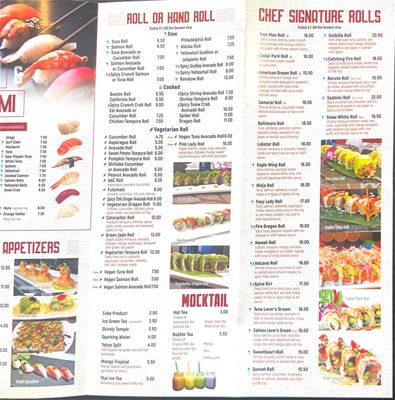 Menu photo 4 Hayashi Sushi Philadelphia, PA