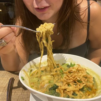 Malai Kitchen - Chiang Mai Noodles with Shrimp - Thai Near Me - Fort Worth, Texas
