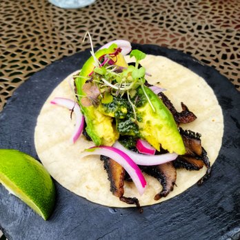 Barquila Tapas Cocktail Lounge - Mushroom taco - Tapas Bars Near Me - Mamaroneck, New York