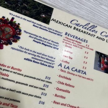 Carlillos Cocina - Mexican Near Me - Sparks, Nevada