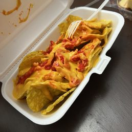 Prepared Hot Cheetos. Stale chips.