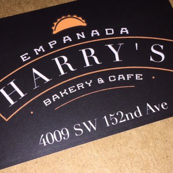 Empanada Harry's Bakery and Cafe - Logo on box - Venezuelan Near Me - Miami, Florida
