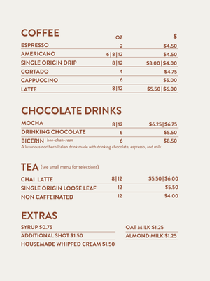 Menu photo 5 Ancient Gate Coffee Seattle, WA Menu photo 5 Ancient Gate Coffee Seattle, WA