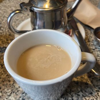 Sunrise Cafe - Earl gray tea with cream and honey - New American Near Me - Yellow Springs, Ohio Sunrise Cafe - Earl gray tea with cream and honey - New American Near Me - Yellow Springs, Ohio